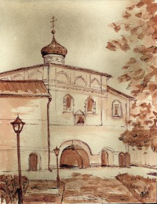 Annunciation Church. Spaso-Evfimievsky Monastery in Suzdal. Volkhonskaya Liudmila