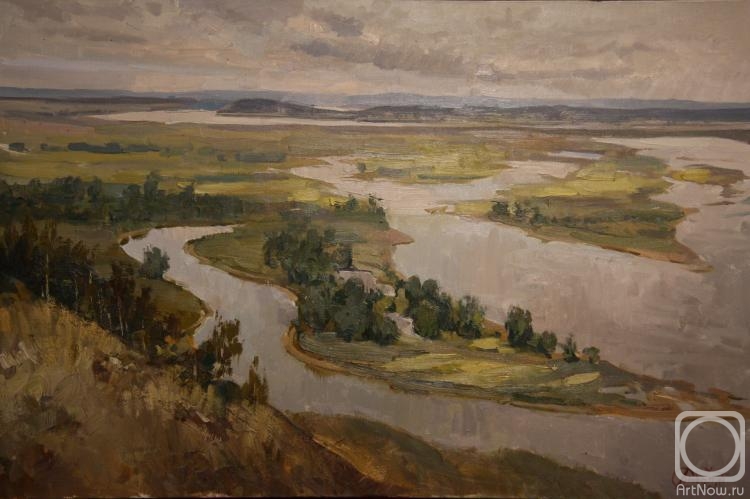 Lyubimov Sergei. Flood of the Volga in Chuvashia