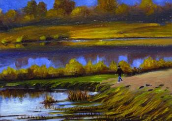 The autumn on the lake. Ivanova Olga