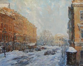 February on Mihaylovskoy street