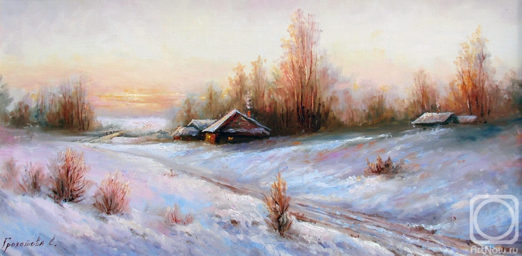 Grokhotova Svetlana. Winter in Serednikovo