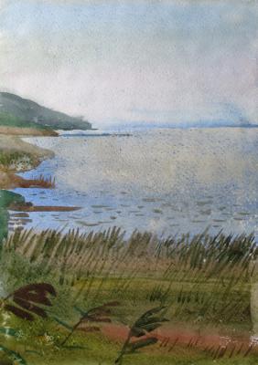 Budaki Lagoon at Sergeevka (Painting Lagoon). Yudaev-Racei Yuri