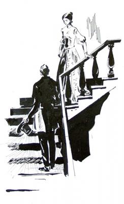 Chistyakov Yuri Georgievich. Illustrations for the novel White Nights by Fyodor Dostoyevsky- 12/81