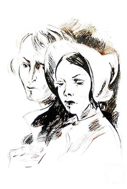 Chistyakov Yuri. Illustrations for the novel White Nights by Fyodor Dostoyevsky- 14/81