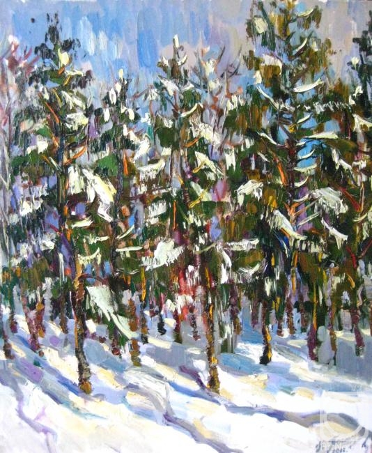 Pastuhova Julia. Winter pines