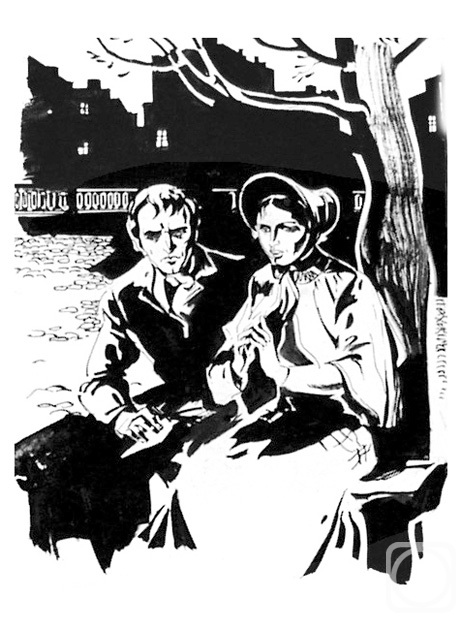 Chistyakov Yuri. Illustrations for the novel White Nights by Fyodor Dostoyevsky- 27/82