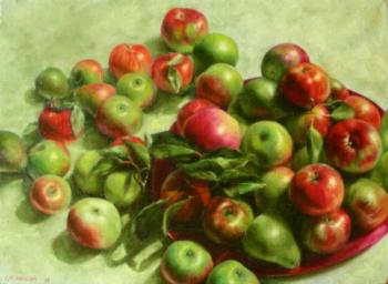 Still-life with apples. Gharagyozyan Anoush