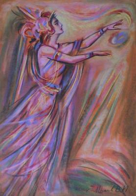 Eternal femininity. Priestess of Fire. Ivanov Victor