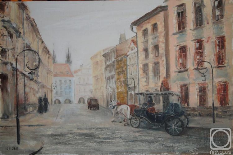 Shturkina Gabriella. Old city ( Prague) - the second variant