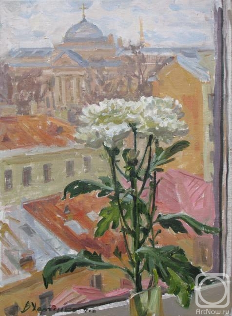 Kharchenko Victoria. Flower on a penthouse