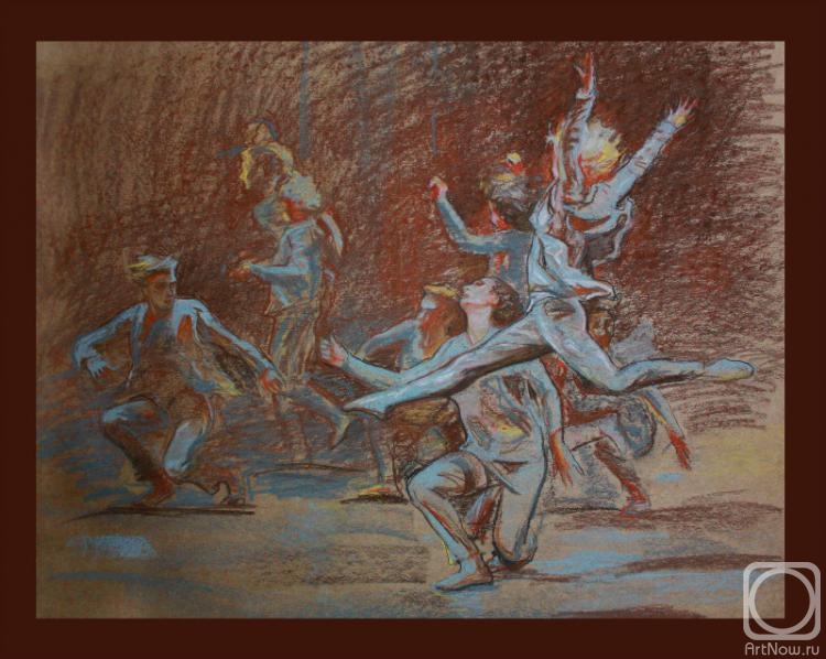 Gibet Alisa. Dancing devils " (scene from ballet by Boris Eifman - "Brothers Karamazov"