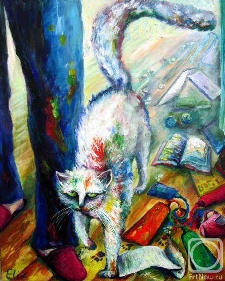 Nesis Elisheva. ARTIST'S CAT