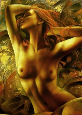Golden nude. Braginsky Arthur