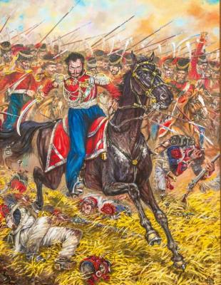Graf-General Adjutant Orlov-Denisov V.V. ... Cossack lava... 1812. Doronin Vladimir