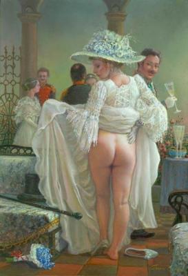 Striptease sneakily (copy of the original). Panin Sergey