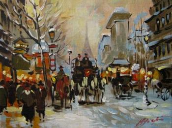 Winter Old Paris. Schubert Albina