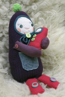 Mama Doll with Red Baby (Baby Doll). Goncharova Katherina