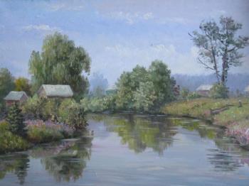 Village pond. old Sindrovo. Bakaeva Yulia