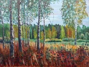 Among the birches. Krylova Irina