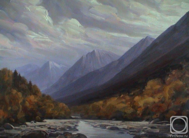 Ivanov Victor. In the caucasus mountains. Alibek Gorge
