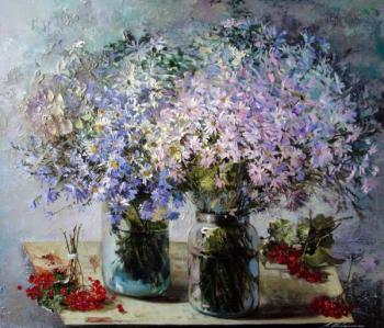 Flowers in September (2 Bouguets Flowers). Kovalenko Lina