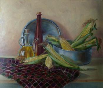 still life with corn. Razumova Svetlana