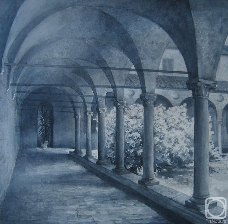 Luchkina Olga. From the series "The monastery courtyard"