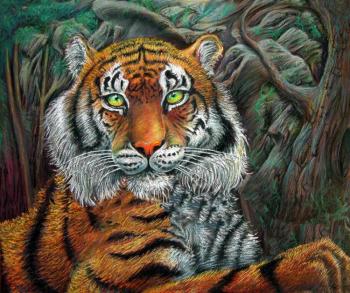 Tiger's portrait. Dementiev Alexandr