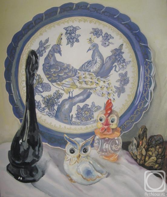 Alekseenko Igor. Feathered still life