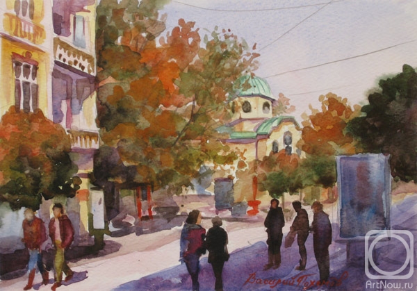 Pohomov Vasilii. Autumn in the city
