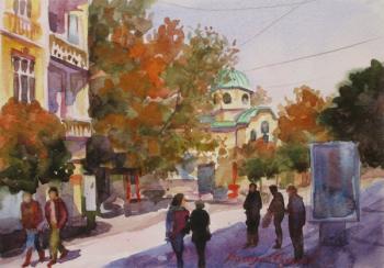 Autumn in the city. Pohomov Vasilii