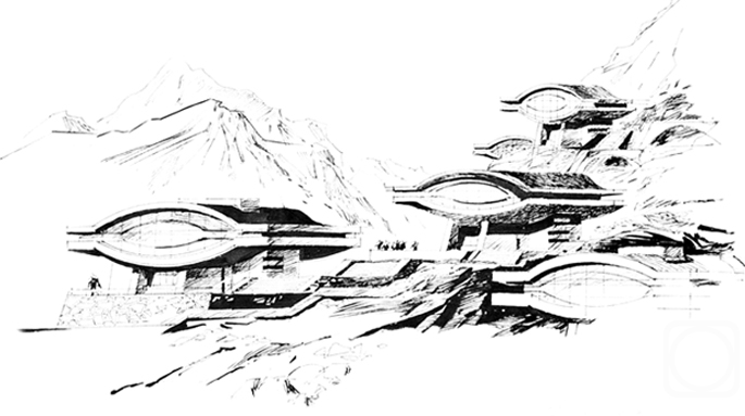 Chistyakov Yuri. Collection "Project: Architecture of mountain settlements" - 1/91