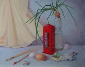 still life with a phone booth ( ). Razumova Svetlana