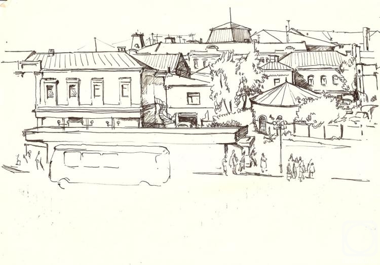Belyakov Alexandr. Omsk. 1992 Budarin Square