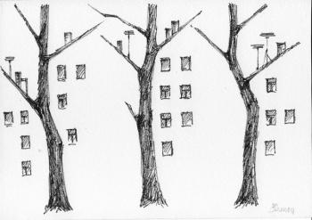 Three trees. Semerenko Vladimir