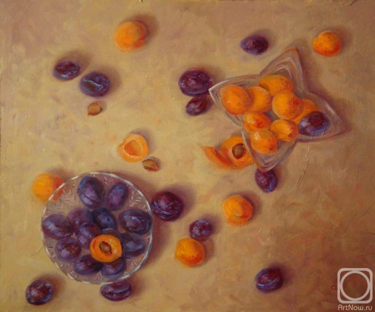 Razumova Svetlana. plums and apricots