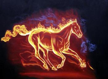 Fire Horse. Tcai Zhi