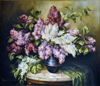Lilac bouquet. Komarovskaya Yelena
