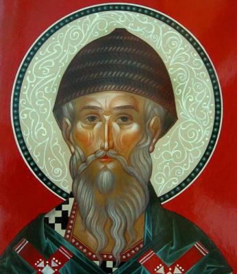 Saint Spyridon, Bishop of Trimifunt (fragment). Kutkovoy Victor