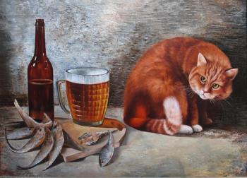 Cat & Beer. Kalachikhina Galina