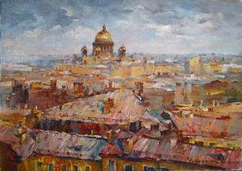 Red roofs of St. Petersburg. Mif Robert