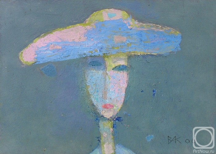 Karnachev Vladimir. The girl in a hat