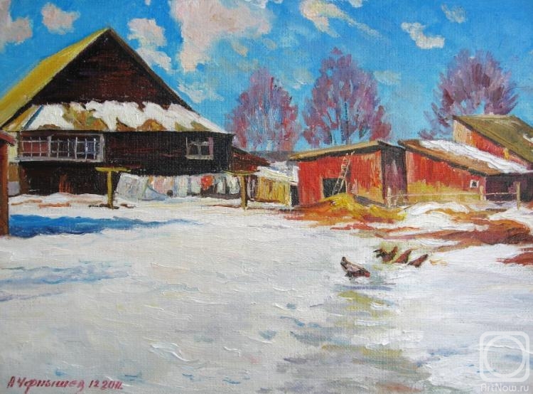 Chernyshev Andrei. Winter in the village