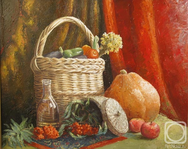 Bakaeva Yulia. Still life with vegetables