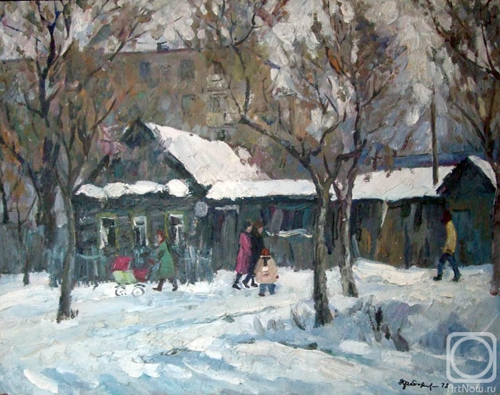 Fedorenkov Yury. Winter. Pavlovskiy Posad
