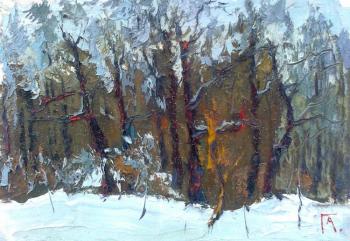 Winter Forest (study) ( ). Golovchenko Alexey