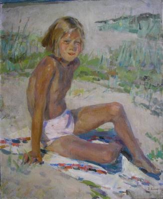 The Girl on the Beach. Kimm Ilmar
