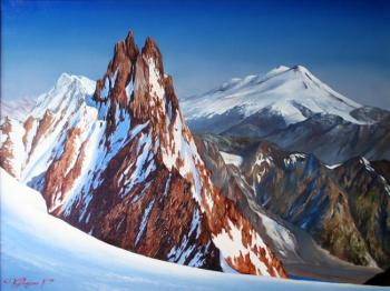 View of Elbrus from Shkhelda. Kalachikhina Galina