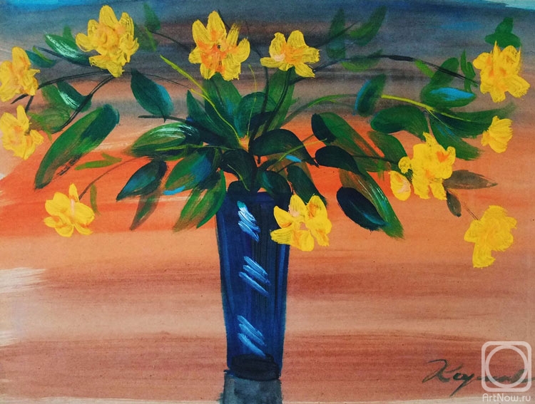 Karpov Evgeniy. The yellow flowers