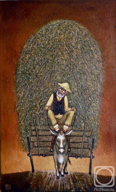 Воз сена» картина Янина Александра маслом на холсте — заказать на ArtNow.ru